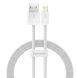 Кабель Baseus Dynamic Series USB to Lightning (2.4A, 1m) CALD000402 - White (896286W). Фото 1 з 20