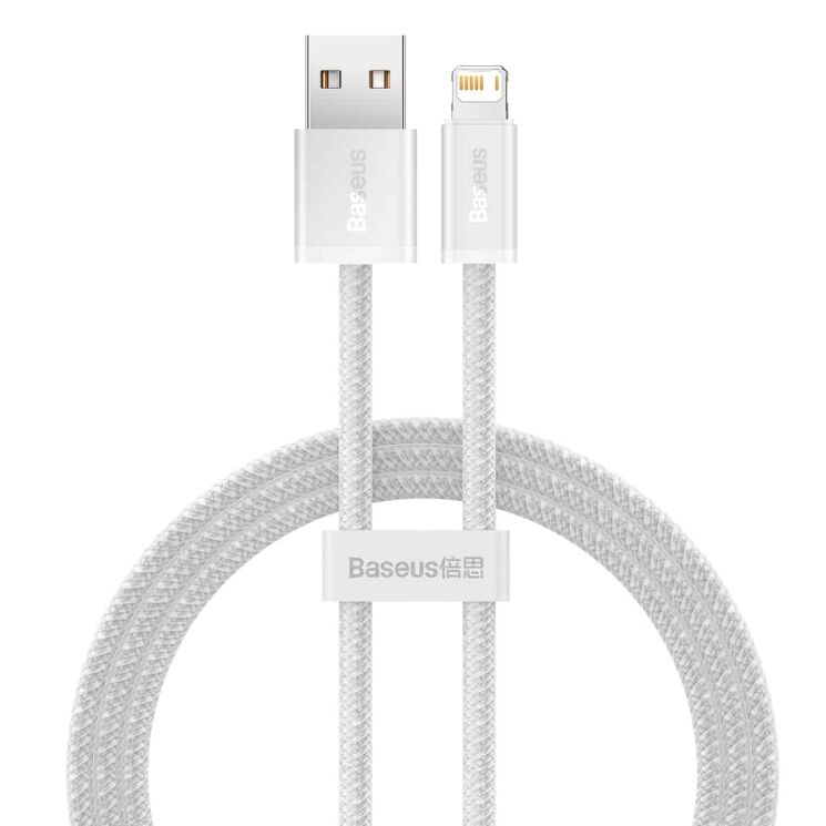 Кабель Baseus Dynamic Series USB to Lightning (2.4A, 1m) CALD000402 - White (896286W) Кабель Baseus Dynamic Series USB to Lightning (2.4A, 1m) CALD000402 - White: фото 1 з 20