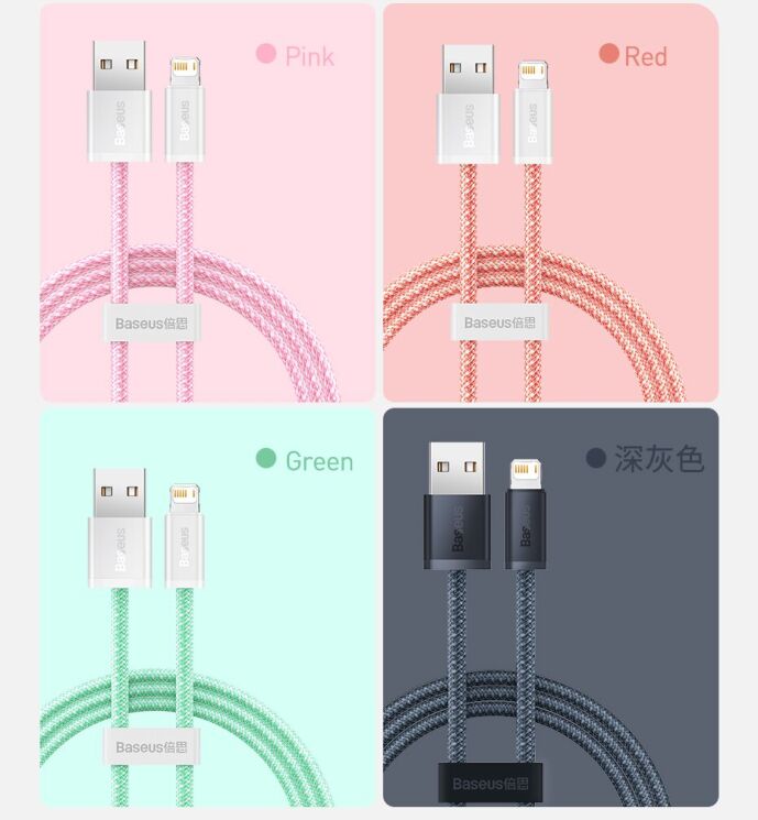 Кабель Baseus Dynamic Series USB to Lightning (2.4A, 1m) CALD000402 - White (896286W) Кабель Baseus Dynamic Series USB to Lightning (2.4A, 1m) CALD000402 - White: фото 17 з 20