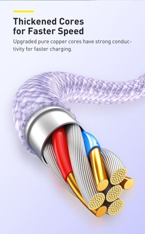 Кабель Baseus Dynamic Series USB to Lightning (2.4A, 1m) CALD000402 - White (896286W) Кабель Baseus Dynamic Series USB to Lightning (2.4A, 1m) CALD000402 - White: фото 12 з 20