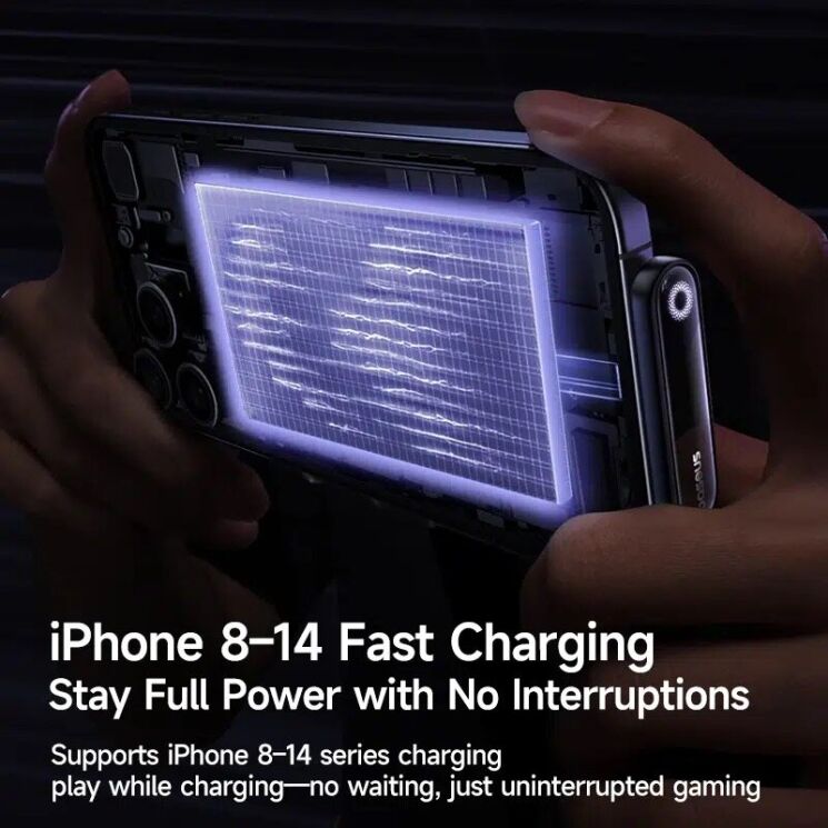 Кабель Baseus MVP 3 USB to Lightning (2.4A, 1m) P10382503121-00 - Black: фото 9 из 10