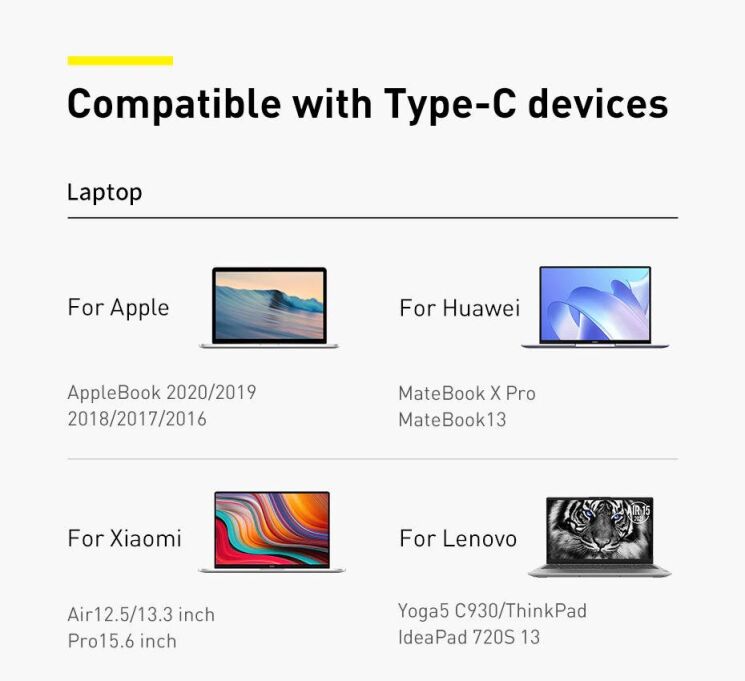 Кабель Baseus Superior Series Type-C to Type-C (100W, 2m) CATYS-C01 - Black: фото 16 з 23