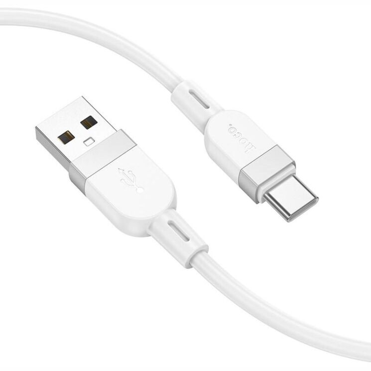 Кабель Hoco X109 USB to Type-C (3A, 1m) - White: фото 2 из 6