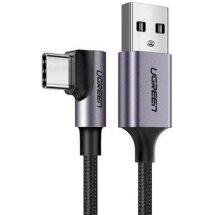 Кабель UGREEN US284 USB to Type-C (3A, 0.5m) - Black: фото 1 з 10