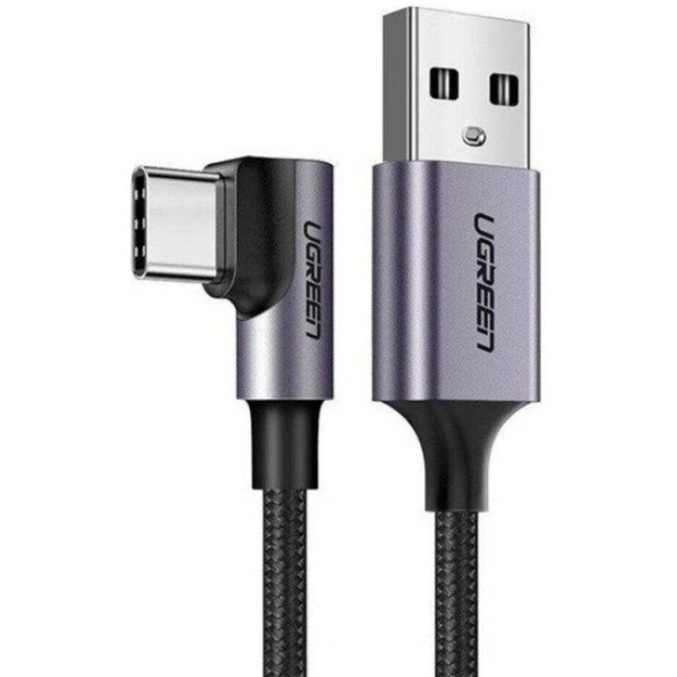 Кабель UGREEN US284 USB to Type-C (3A, 0.5m) - Black: фото 1 з 10