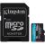 Карта памяти Kingston MicroSDXC Canvas Go Plus Gen4 256GB UHS-I U3 V30 A2 R200 + адаптер (SDCG4/256GB) - Black: фото 1 из 3