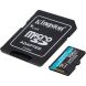 Карта памяти Kingston MicroSDXC Canvas Go Plus Gen4 256GB UHS-I U3 V30 A2 R200 + адаптер (SDCG4/256GB) - Black (945170). Фото 2 из 3