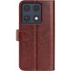 Классический чехол-книжка Deexe Wallet Style для Motorola Signature - Brown (407612Z). Фото 5 из 6