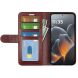 Классический чехол-книжка Deexe Wallet Style для Motorola Signature - Brown (407612Z). Фото 2 из 6