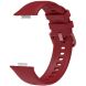 Комплект (чехол и ремешок) Deexe Silicone Set для Huawei Watch Fit 3 - Wine Red (357102WR). Фото 4 из 9