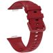Комплект (чехол и ремешок) Deexe Silicone Set для Huawei Watch Fit 3 - Wine Red (357102WR). Фото 3 из 9