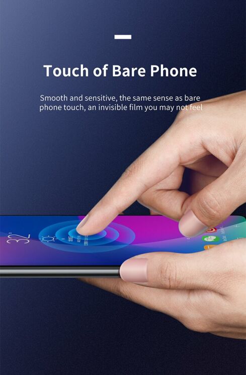 Комплект защитных пленок BASEUS 0.15mm Soft PET для Samsung Galaxy S10 Plus (G975): фото 16 з 22