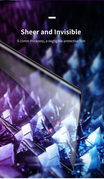Комплект защитных пленок BASEUS 0.15mm Soft PET для Samsung Galaxy S10 Plus (G975): фото 13 з 22