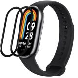 Комплект захисних плівок Deexe Protector Film для Xiaomi Mi Smart Band 8 - Black (326003B)