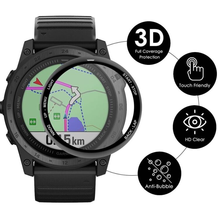 Комплект защитных пленок ENKAY Protector Film для Garmin Tactix 7 / 7 Pro - Black: фото 2 из 7
