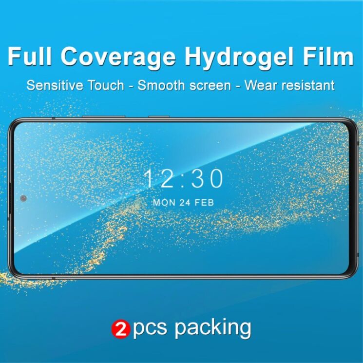 Комплект защитных пленок IMAK Full Coverage Hydrogel Film для Samsung Galaxy A72 (А725): фото 7 из 17