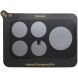 Комплект захисного скла на задню камеру Deexe Black Lens Protector для Xiaomi Poco F9 Pro - Black (429117B). Фото 3 з 6