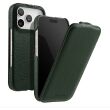 Шкіряний чохол MELKCO Jacka Type для iPhone 18 Pro Max - Green (423868G)