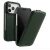 Шкіряний чохол MELKCO Jacka Type для iPhone 18 Pro Max - Green: фото 1 з 5