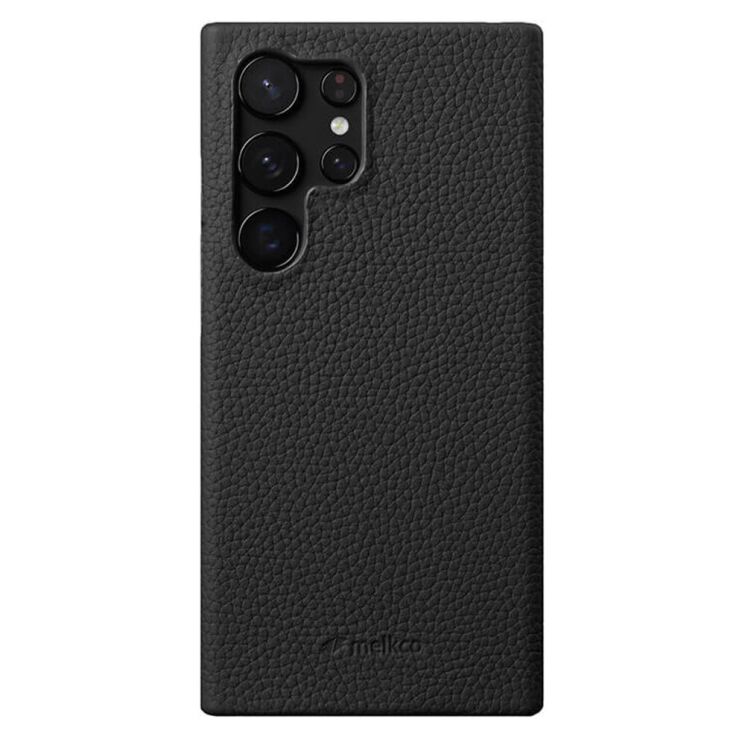Кожаный чехол MELKCO Leather Case для Samsung Galaxy S25 Ultra (S938) - Black: фото 1 из 4