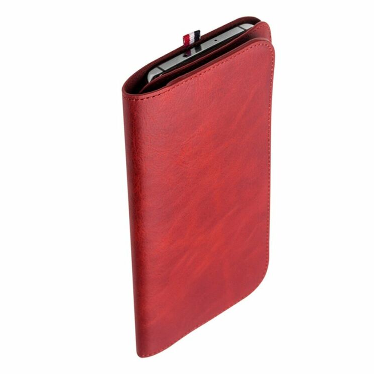 Шкіряний чохол-портмоне QIALINO Classic Wallet для Apple iPhone 11 / iPhone 11 Pro / iPhone 11 Pro Max - Red: фото 3 з 11