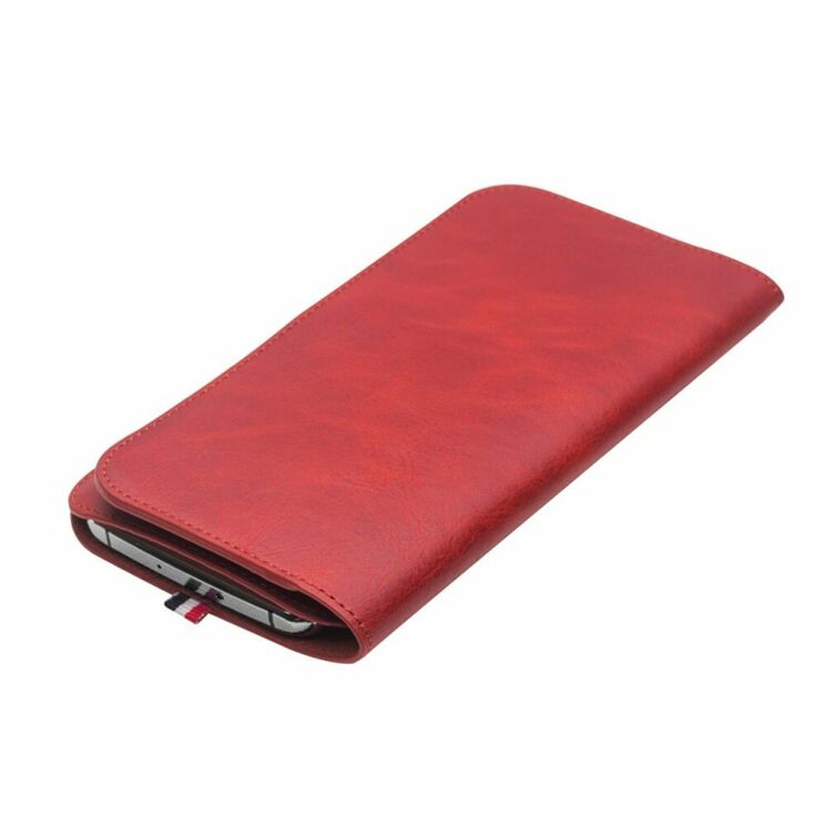 Шкіряний чохол-портмоне QIALINO Classic Wallet для Apple iPhone 11 / iPhone 11 Pro / iPhone 11 Pro Max - Red: фото 5 з 11