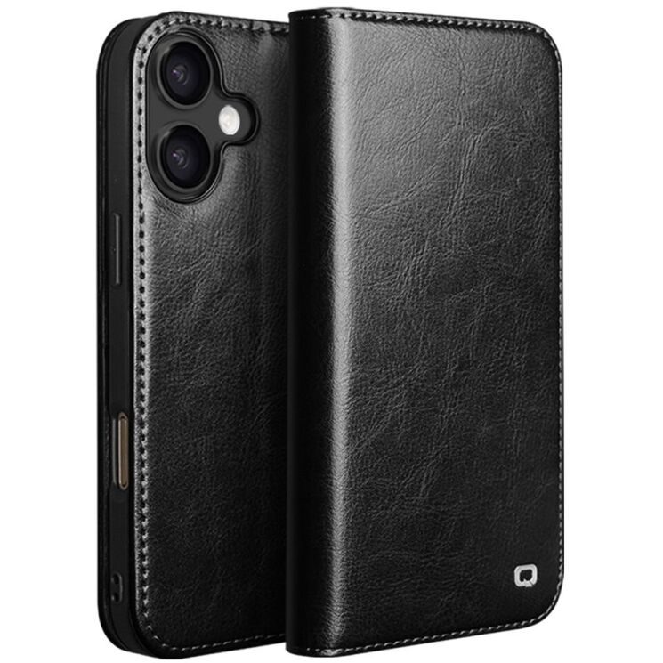 Шкіряний чохол QIALINO Classic Case для Apple iPhone 17 - Black: фото 1 з 13