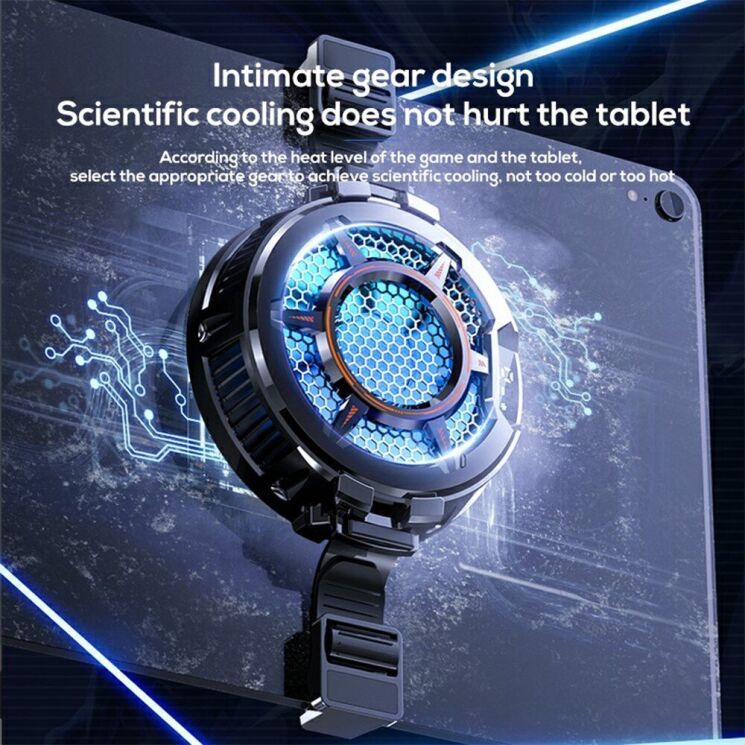 Кулер-вентилятор для смартфона MEMO CX05 Magnetic Cooler - Black: фото 5 з 13