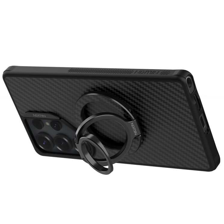 Магнітне кільце-тримач NILLKIN FiberSnap Magnetic Ring Stand - Black: фото 3 з 16