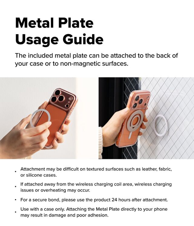 Магнитное кольцо-держатель Ringke Dual Magnetic Silicone Ring (8800293858775) - Black: фото 10 из 13