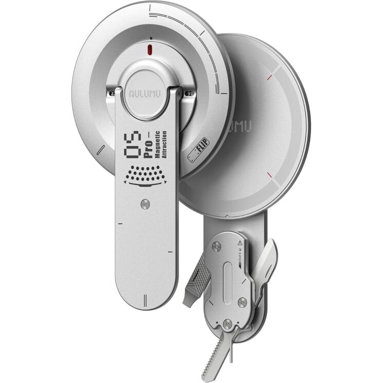 Магнитный держатель AULUMU G05 Pro Multi-Function Mag Kickstand - Silver (982622S) Магнитный держатель AULUMU G05 Pro Multi-Function Mag Kickstand - Silver: фото 1 из 9