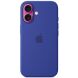 Оригинальный чехол Silicone Case with MagSafe для Apple iPhone 16 (MYY63) - Ultramarine (366447L). Фото 4 из 7