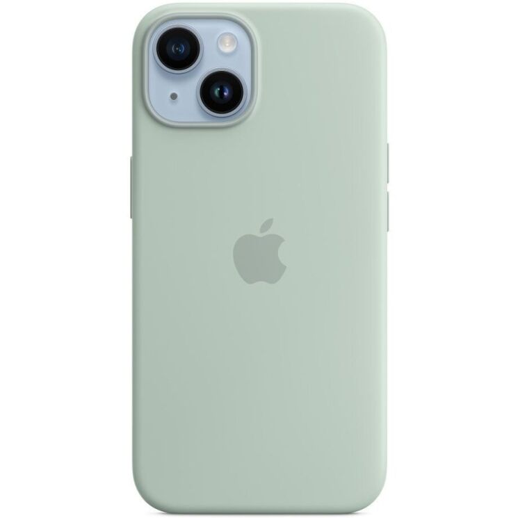 Оригінальний чохол Silicone Case with MagSafe для iPhone 14 (MPT13) - Succulent: фото 1 з 7