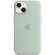 Оригінальний чохол Silicone Case with MagSafe для iPhone 14 (MPT13) - Succulent (304593TT). Фото 4 з 7