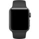 Оригінальний ремінець Sport Band для Apple Watch 42 (Series 10) / 41 / 40 / SE 40 / 38 (MTP62) - Black (304812B). Фото 2 з 3
