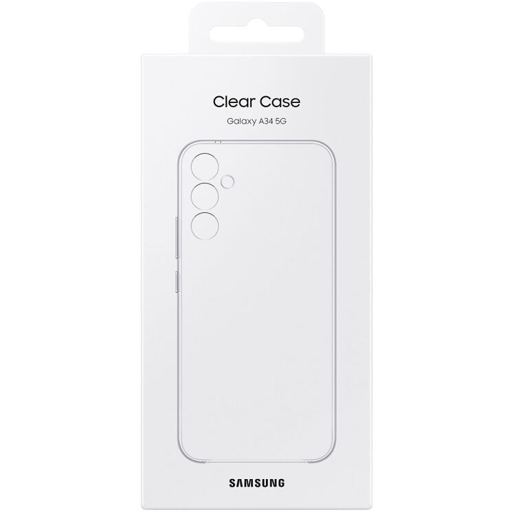 Пластиковий чохол Clear Case для Samsung Galaxy A34 (A346) EF-QA346CTEGRU - Transparent: фото 5 з 5