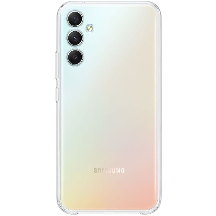 Пластиковий чохол Clear Case для Samsung Galaxy A34 (A346) EF-QA346CTEGRU - Transparent: фото 1 з 5