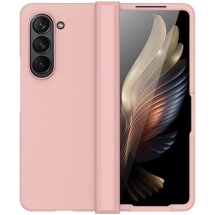 Пластиковый чехол Deexe Hinge Case для Samsung Galaxy Fold 6 - Pink: фото 1 из 9