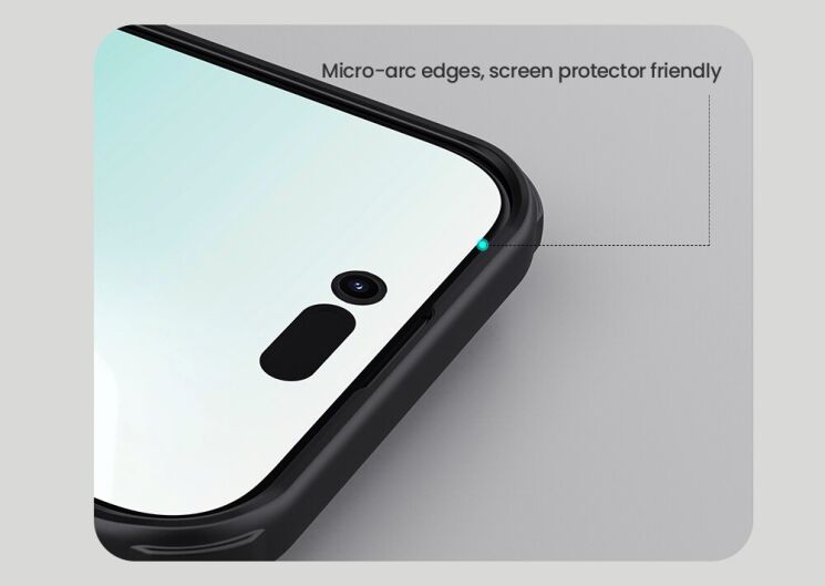 Пластиковий чохол NILLKIN Frosted Shield Pro для Apple iPhone Air - Black: фото 15 з 18