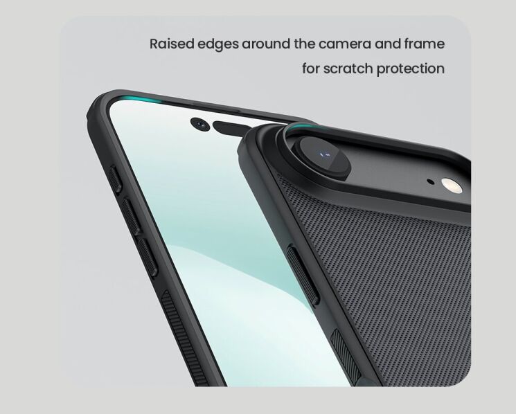 Пластиковий чохол NILLKIN Frosted Shield Pro для Apple iPhone Air - Black: фото 12 з 18