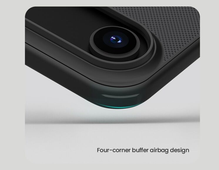 Пластиковий чохол NILLKIN Frosted Shield Pro для Apple iPhone Air - Black: фото 10 з 18