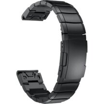 Ремінець ArmorStandart Metal для годинників Garmin з кріпленням Quick Fit 22mm - Black: фото 1 з 2