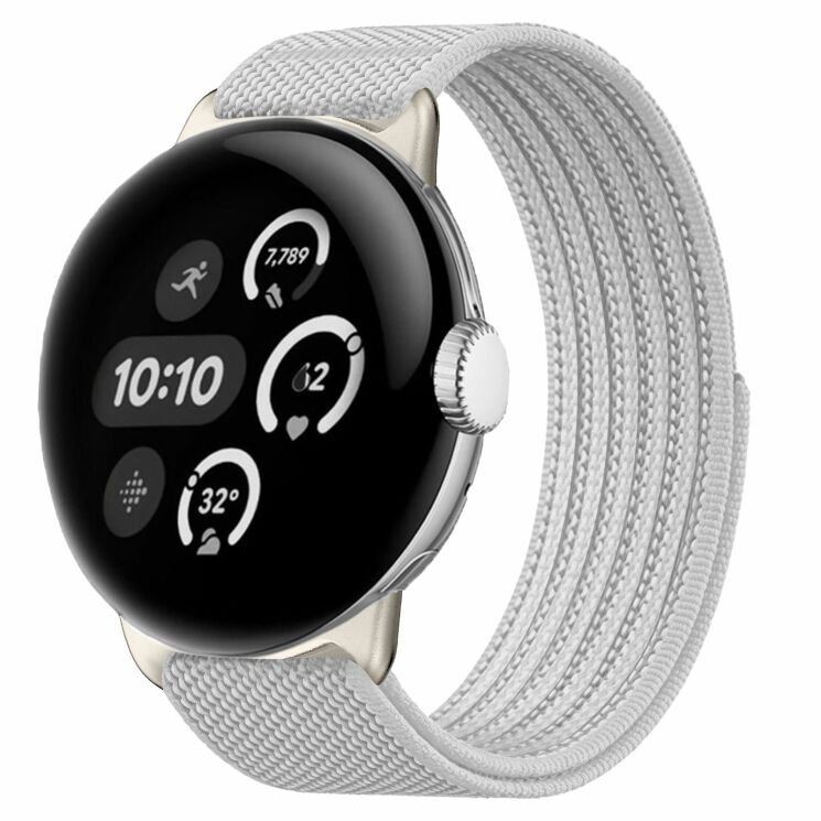 Ремешок Deexe Active Band для Google Pixel Watch 5 / 4 / 3 / 2 / 1 (41mm) - Grey: фото 2 из 4