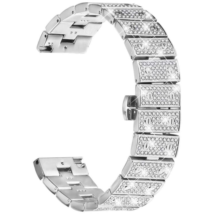Ремешок Deexe Brilliance Band для часов с шириной крепления 22мм - Silver: фото 1 из 6