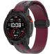 Ремешок Deexe Camo Silicone для часов с шириной крепления 22мм - Wine Red (271420WR). Фото 6 из 10