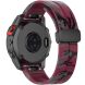 Ремешок Deexe Camo Silicone для часов с шириной крепления 22мм - Wine Red (271420WR). Фото 2 из 10