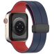 Ремінець Deexe Color Soft Line для Apple Watch 46 / 45 / 44 / SE 44 / 42 (Series 1-3) / Ultra / Ultra 2 / Ultra 3 - Midnight Blue / Red (251886LR). Фото 1 з 7