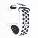 Ремешок Deexe Dot Color для Samsung Watch Active / Active 2 40mm / Active 2 44mm - White / Black (223104B). Фото 1 из 4