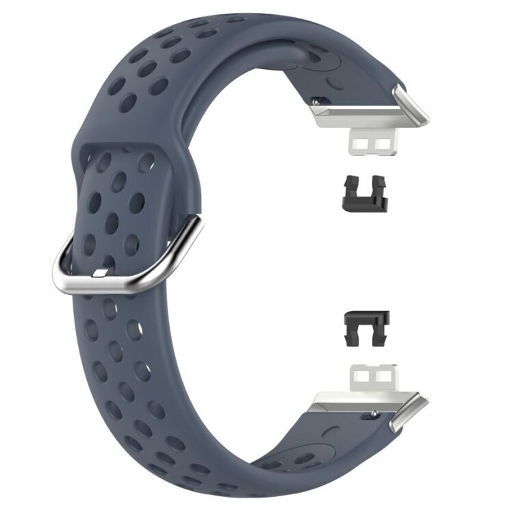 Ремешок Deexe Dot Style для Huawei Watch Fit - Grey: фото 2 из 5