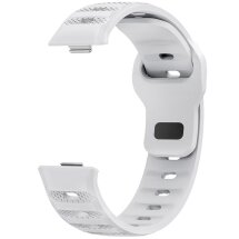 Ремешок Deexe Dot Texture для Huawei Watch Fit 3 / Fit 4 / Fit 4 Pro - White: фото 1 из 5
